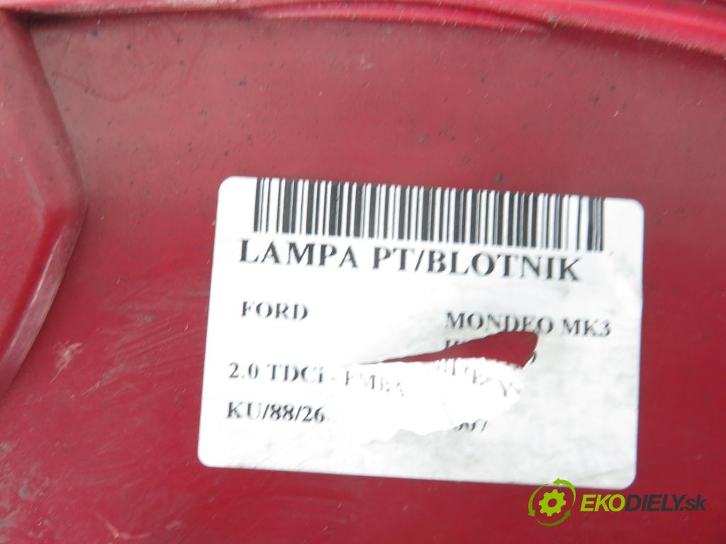 FORD MONDEO III (B5Y) LIFTBACK 2007 96,00 2.0 TDCi - FMBA 1998,00 Svetlo pravé zadné 6S7113404A