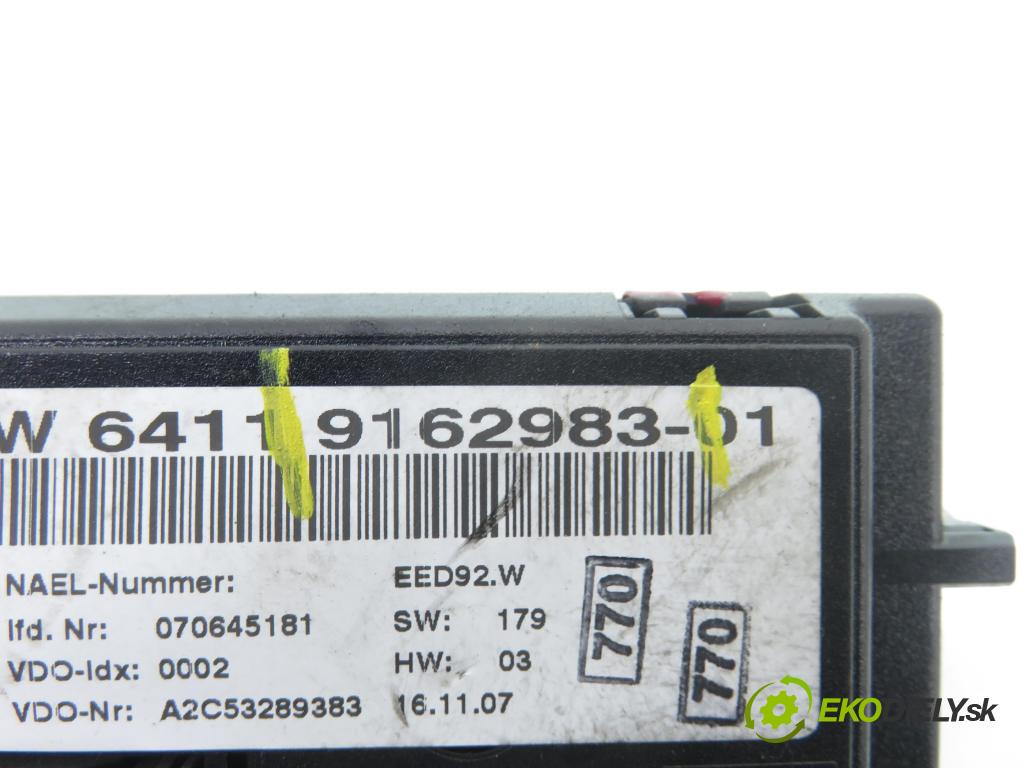 BMW 1 (E87) HB 2007 0,00 118 d - N47 D20 A 1995,00 Panel topení KLIMATRONIK 9162983