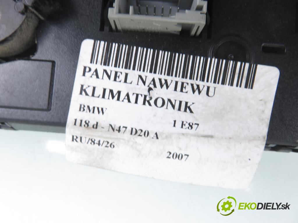 BMW 1 (E87) HB 2007 0,00 118 d - N47 D20 A 1995,00 Panel topení KLIMATRONIK 9162983