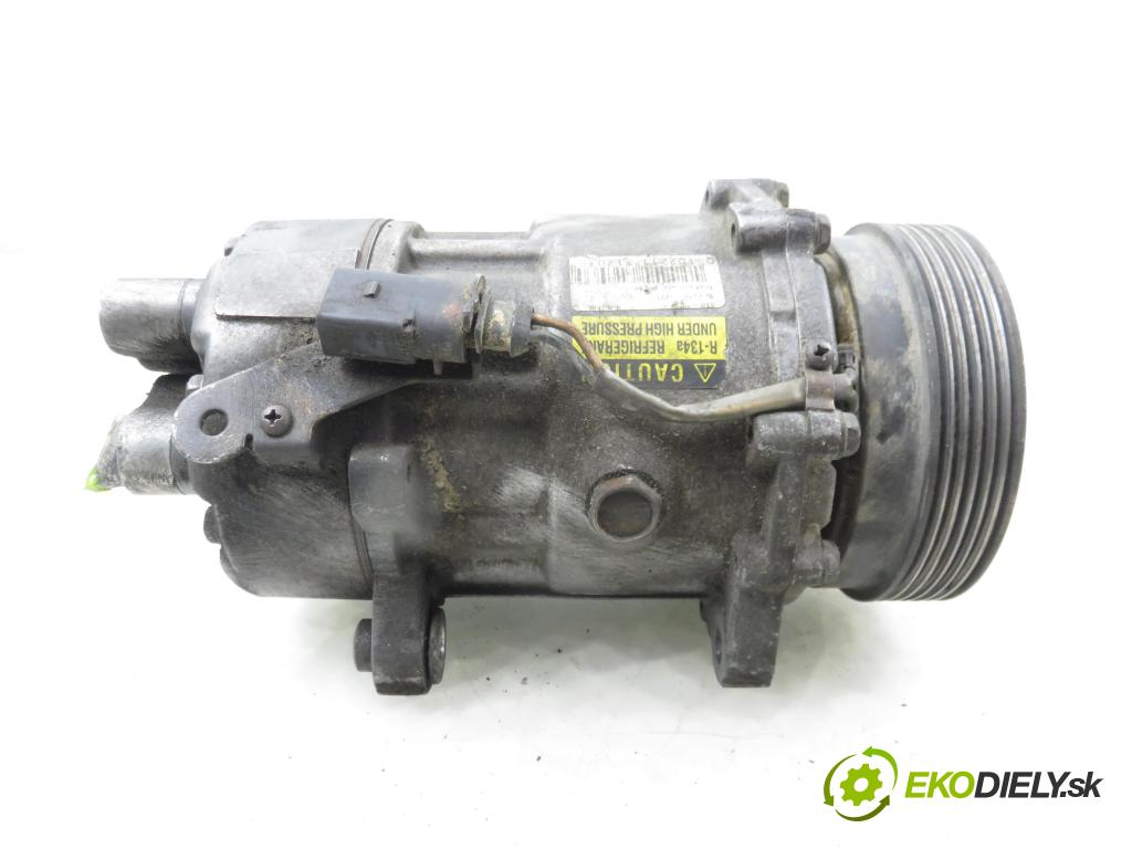 VW BORA (1J2) SEDAN 2002 66,00 1.9 TDI 90 - ALH 1896,00 KOMPRESOR: klimatizace SD7VCB (Kompresor klimatizace)