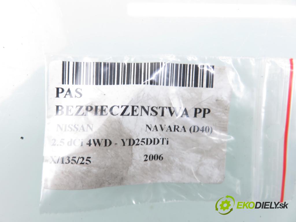 NISSAN NP300 NAVARA (D40) PICK-UP 2006 126,00 2.5 dCi 171 2488,00 Držiak bezpečnostný PP 7P1030P