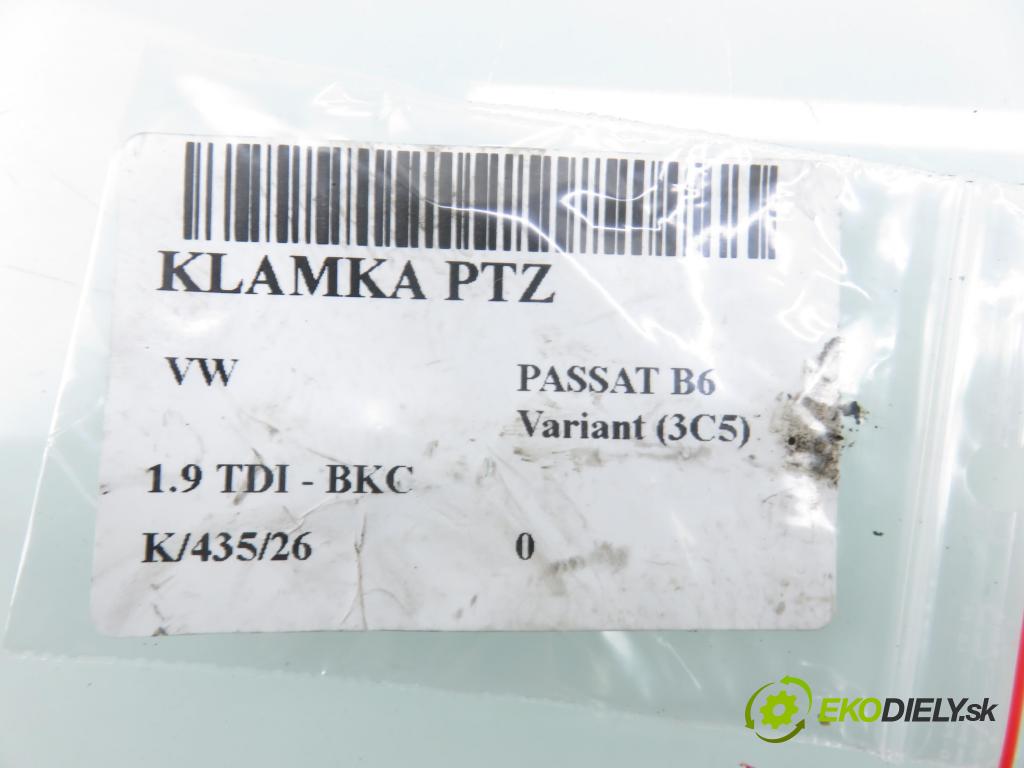 VW PASSAT B6 Variant (3C5) KOMBI 2005 77,00 1.9 TDI - BKC 1896,00 Kľučka