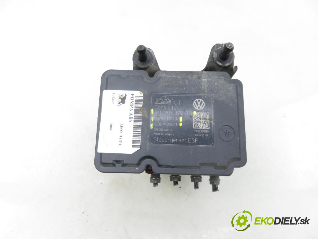 SEAT LEON (1P1) HB 2008 75,00 1.6 - BSE 1595,00 Pumpa ABS 1K0907379AN ; 10096103143 ; 1K0614517BD (Pumpa ABS)