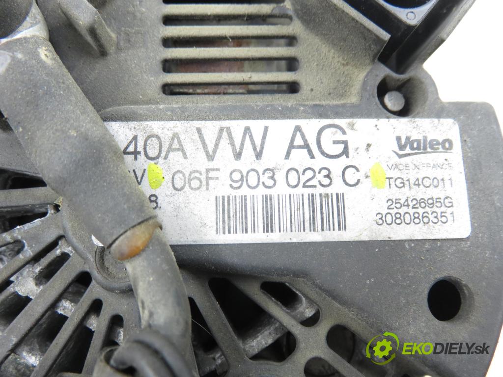 SEAT LEON (1P1) HB 2008 75,00 1.6 - BSE 1595,00 Alternátor 06F903023C (Alternátor)