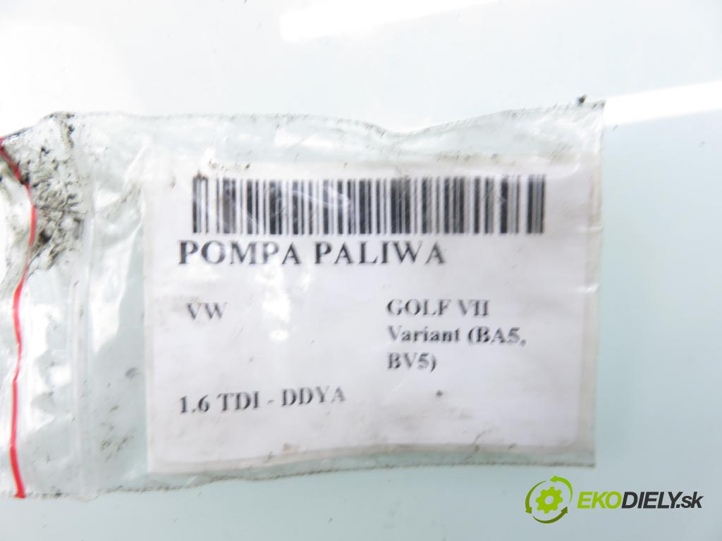 VW GOLF VII Variant (BA5, BV5) KOMBI 2019 850,00 1.6 TDI CR 115 - DGTE 1598,00 Pumpa paliva 5Q0919050AT ; 28575321