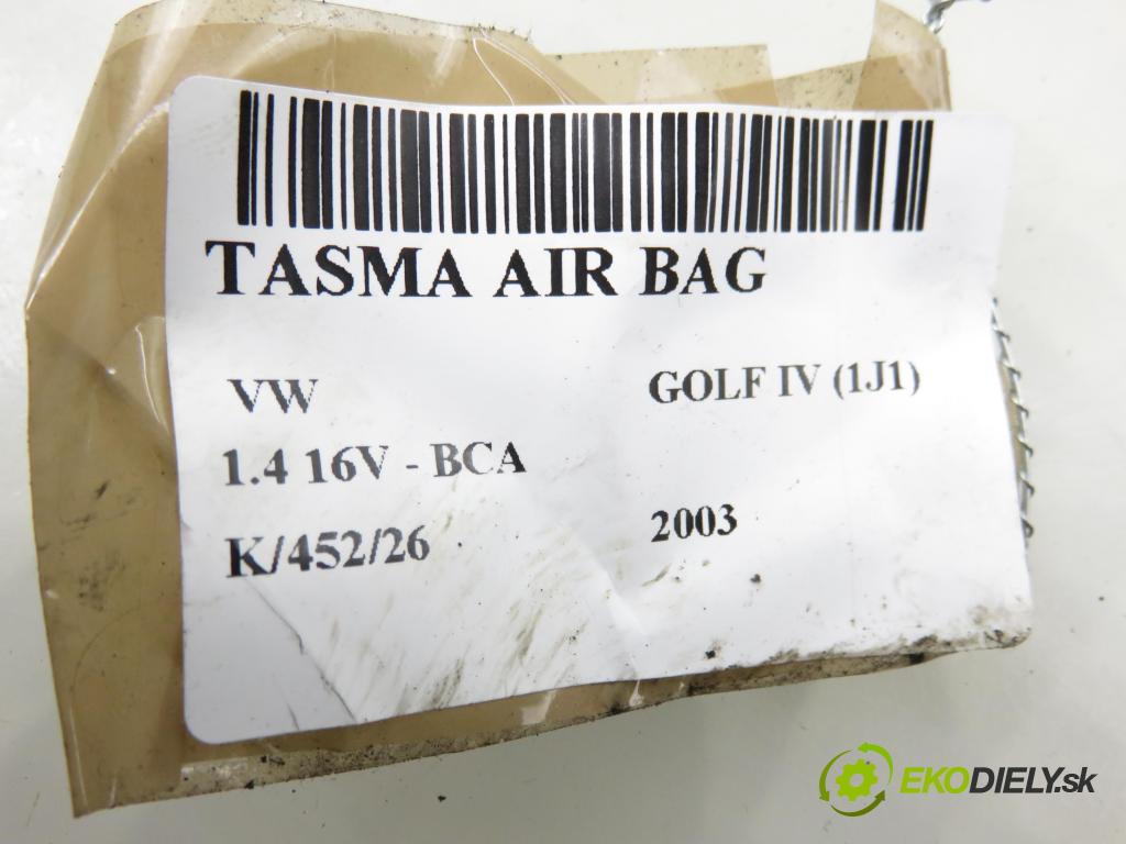VW GOLF IV (1J1) HB 2003 55,00 1.4 16V - BCA 1390,00 PÁSKA: air BAG 1J0959654AP