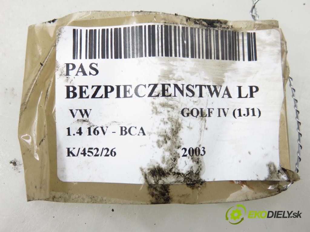 VW GOLF IV (1J1) HB 2003 55,00 1.4 16V - BCA 1390,00 držák BEZPEČNOST LP 1J4857705AA