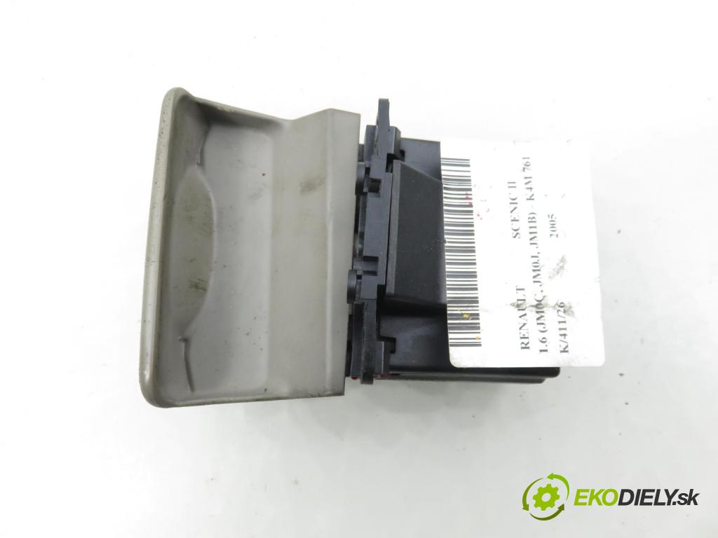 RENAULT SCENIC II (JM0/1_) MINIVAN 2005 0,00 1.6 (JM0C, JM0J, JM1B) - K4M 761 1598,00 vypínač brzdy MANUÁL 8200243681B