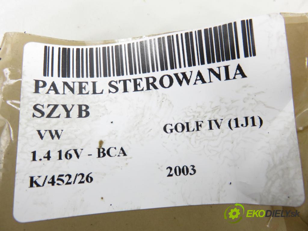 VW GOLF IV (1J1) HB 2003 55,00 1.4 16V - BCA 1390,00 Panel ovládania okien 1J4959857D