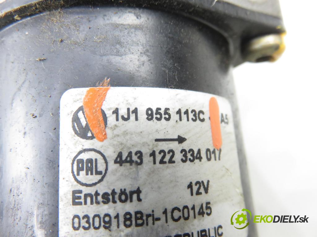 VW GOLF IV (1J1) HB 2003 55,00 1.4 16V - BCA 1390,00 MECHANISMUS/ motorek stěračů 1J1955023E ; 1J1955113C