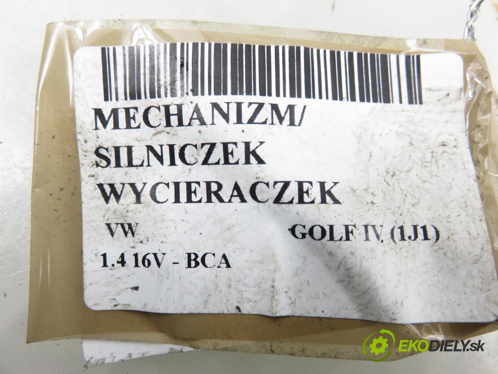 VW GOLF IV (1J1) HB 2003 55,00 1.4 16V - BCA 1390,00 MECHANISMUS/ motorek stěračů 1J1955023E ; 1J1955113C