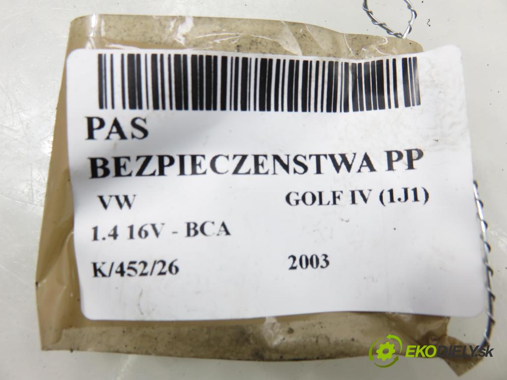 VW GOLF IV (1J1) HB 2003 55,00 1.4 16V - BCA 1390,00 Držiak bezpečnostný PP 1J4857706AA