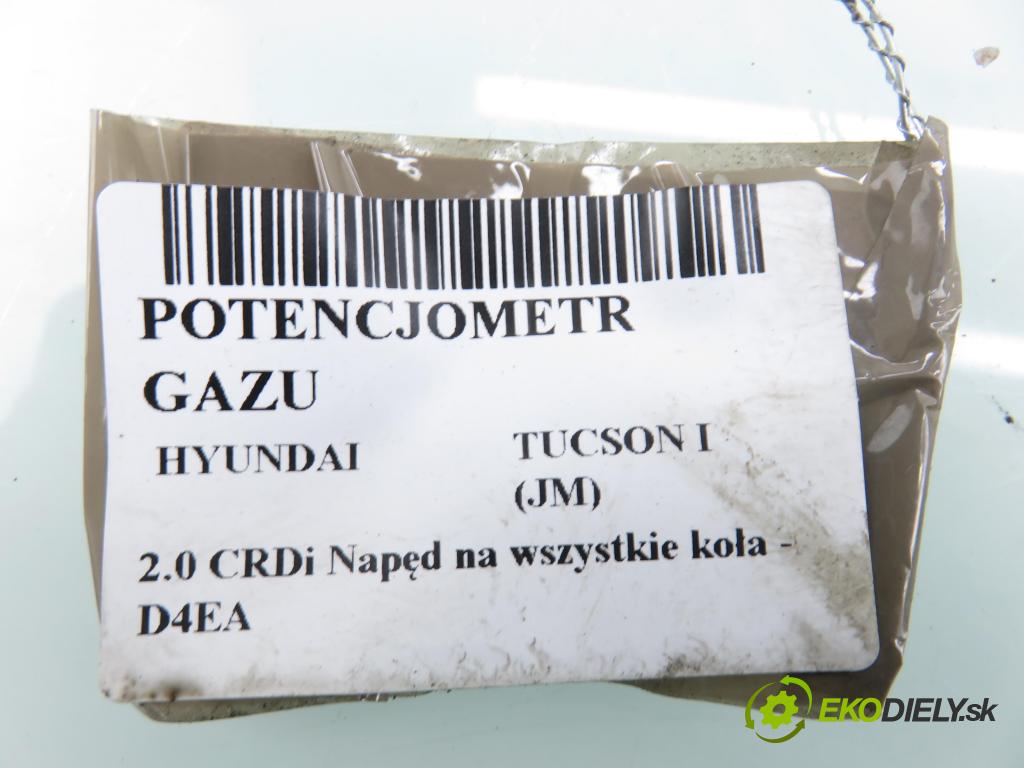 HYUNDAI TUCSON (JM) SUV 2005 83,00 2.0 CRDi 4WD 113 - D4EA 1991,00 potenciometr plynového pedálu  (Potenciometr plynového pedálu)