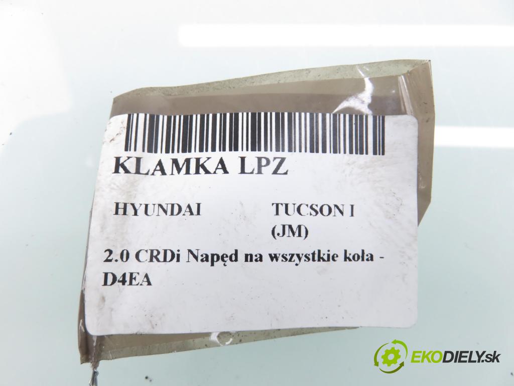 HYUNDAI TUCSON (JM) SUV 2005 83,00 2.0 CRDi 4WD 113 - D4EA 1991,00 Kľučka LPZ