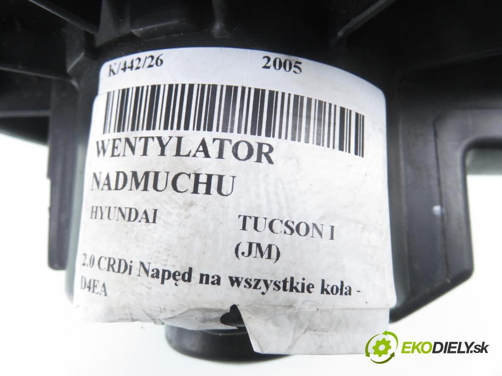 HYUNDAI TUCSON (JM) SUV 2005 83,00 2.0 CRDi 4WD 113 - D4EA 1991,00 ventilátor větráku B300530950