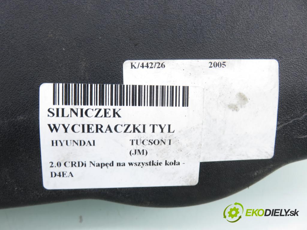 HYUNDAI TUCSON (JM) SUV 2005 83,00 2.0 CRDi 4WD 113 - D4EA 1991,00 motorek stěrače ZADNÍ: 987002E000