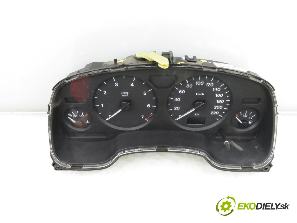 OPEL ASTRA G liftback (T98) HB 1999 55,00 1.6 8V 75 1598,00 prístrojovka elektrický 110008830022 ; 09228753EB