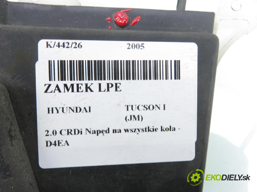 HYUNDAI TUCSON (JM) SUV 2005 83,00 2.0 CRDi 4WD 113 - D4EA 1991,00 zámok