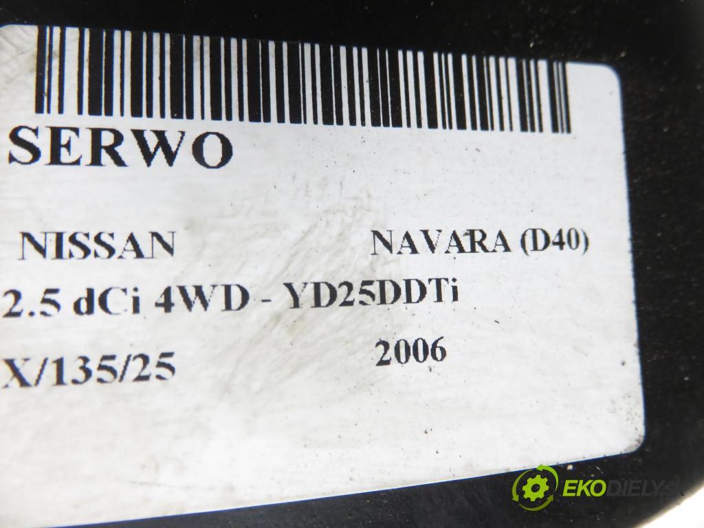 NISSAN NP300 NAVARA (D40) PICK-UP 2006 126,00 2.5 dCi 171 2488,00 Posilovač 46007EB321 ; 03785981024 (Servočerpadlo)