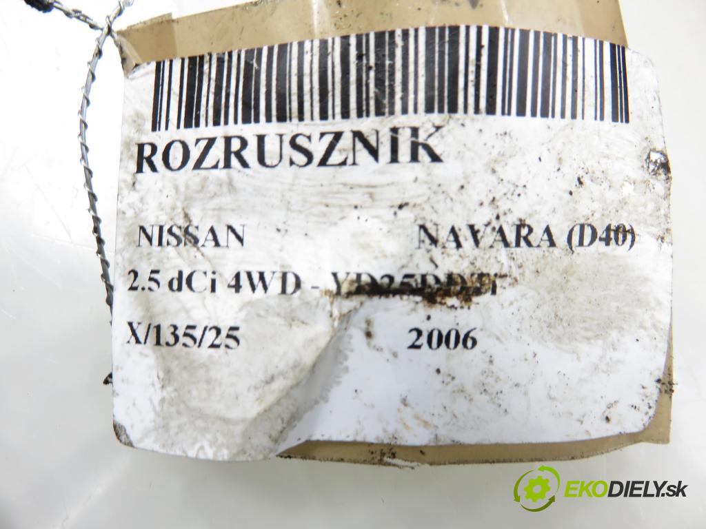 NISSAN NP300 NAVARA (D40) PICK-UP 2006 126,00 2.5 dCi 171 2488,00 Štartér 23300EB300 ; M008T76071ZE (Štartér)