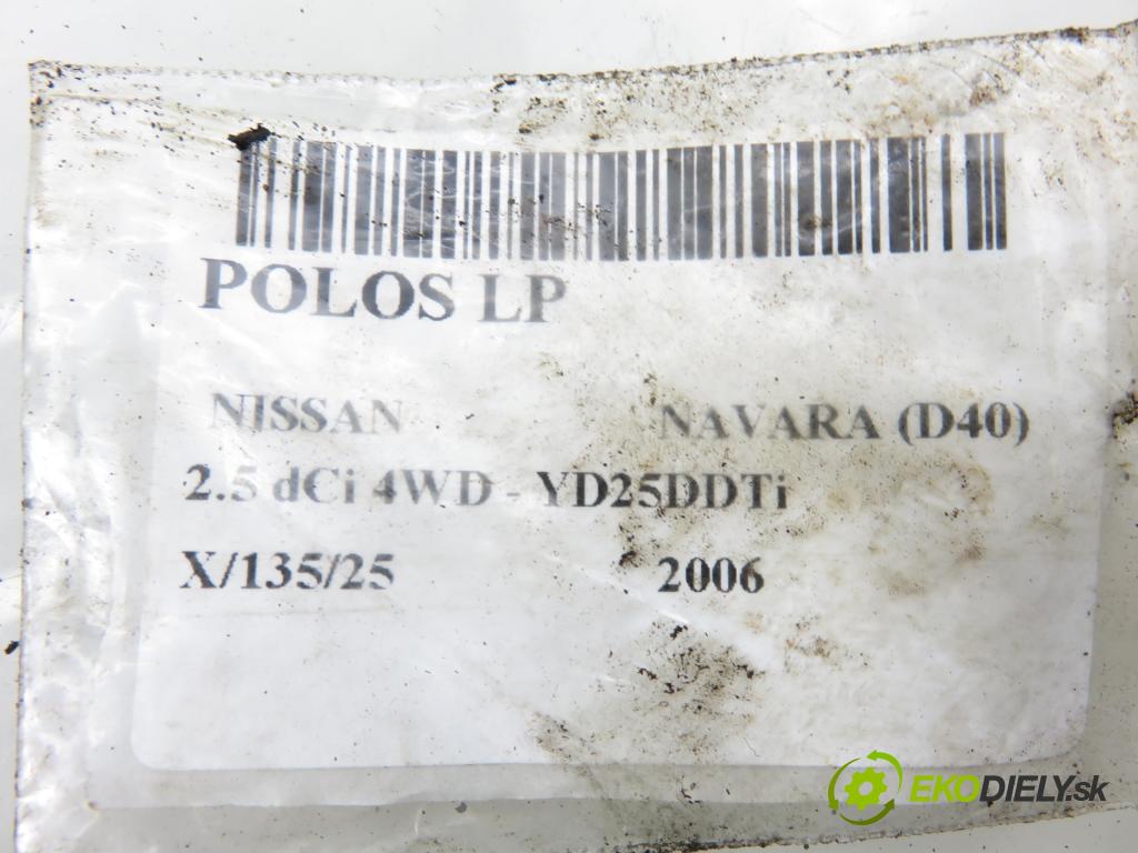 NISSAN NP300 NAVARA (D40) PICK-UP 2006 126,00 2.5 dCi 171 2488,00 Poloos LP