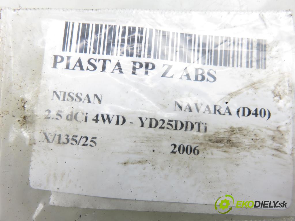 NISSAN NP300 NAVARA (D40) PICK-UP 2006 126,00 2.5 dCi 171 2488,00 náboj PP ABS