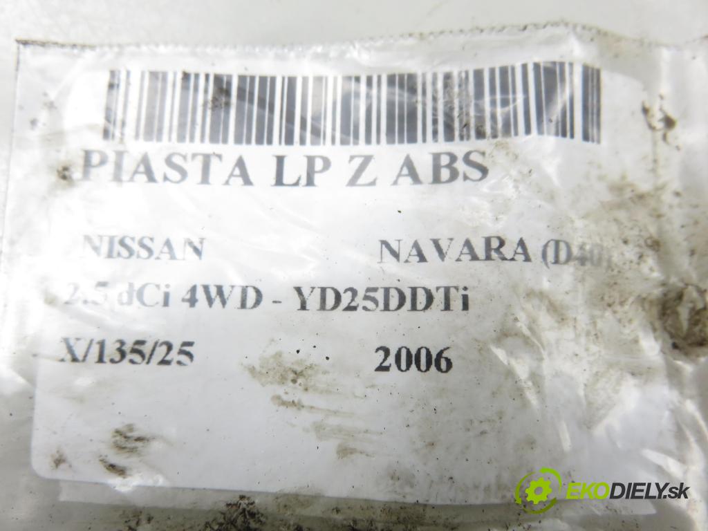 NISSAN NP300 NAVARA (D40) PICK-UP 2006 126,00 2.5 dCi 171 2488,00 náboj LP ABS