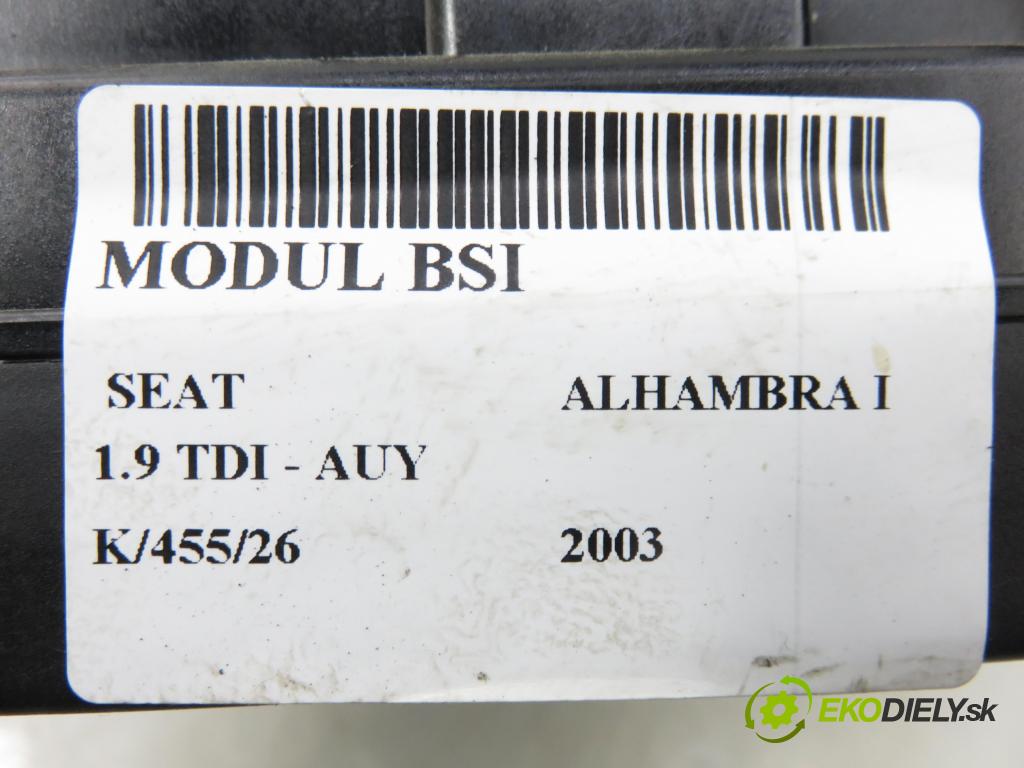 SEAT ALHAMBRA (7V8, 7V9) MINIVAN 2003 85,00 1.9 TDI PD 115 - AUY 1896,00 MODUL BSI S110730200J