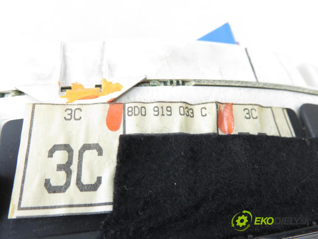 AUDI A4 (8D2, B5) SEDAN 1995 74,00 1.6 8V 100 - ADP 1595,00 prístrojovka elektrický 8D0919033C