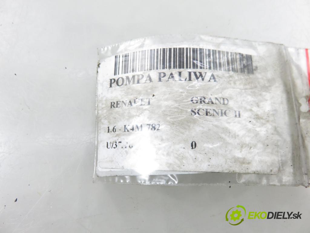 RENAULT GRAND SCENIC II (JM0/1_) VAN 2005 83,00 1.6 - K4M 782 1598,00 Pumpa paliva 8200029163C