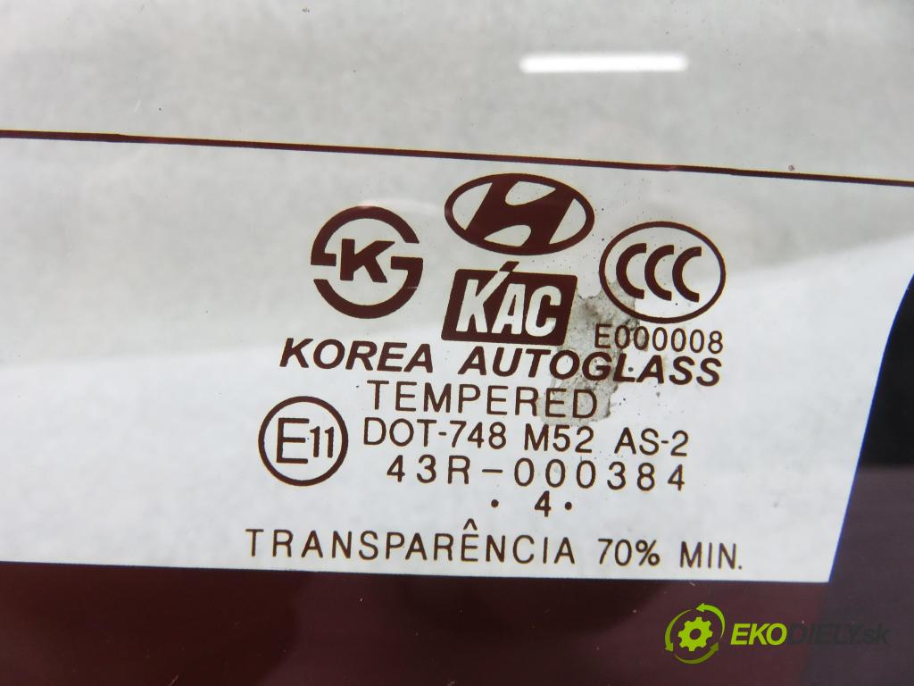 HYUNDAI TUCSON (JM) SUV 2005 83,00 2.0 CRDi 4WD 113 - D4EA 1991,00 okno ZADNÍ: kapota