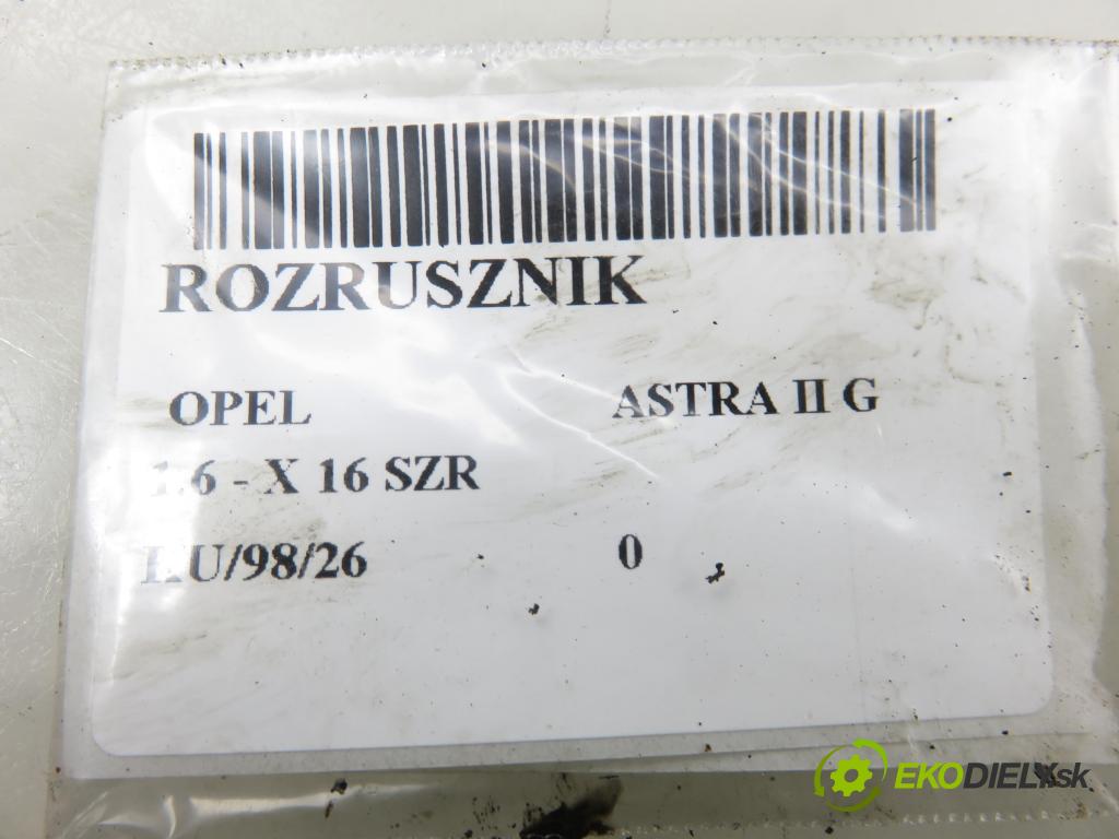 OPEL ASTRA G liftback (T98) HB 1999 55,00 1.6 - X 16 SZR 1598,00 startér  (Startér)