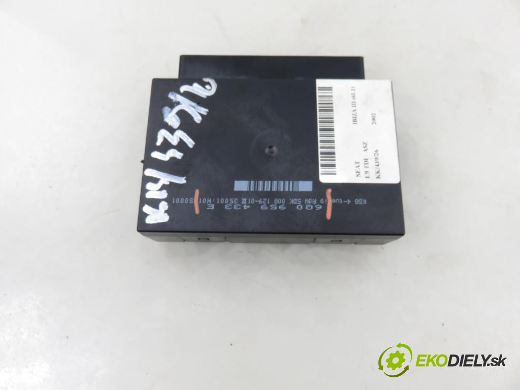 SEAT IBIZA III (6L1) HB 2002 96,00 1.9 TDI PD 130 - ASZ 1896,00 MODUL komfortu 6Q0959433E