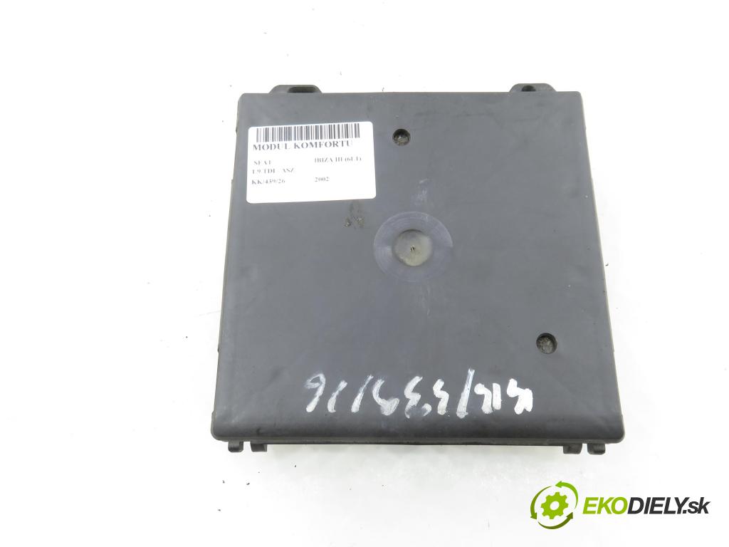 SEAT IBIZA III (6L1) HB 2002 96,00 1.9 TDI PD 130 - ASZ 1896,00 MODUL komfortu 6Q1937049B ; 5WK48212