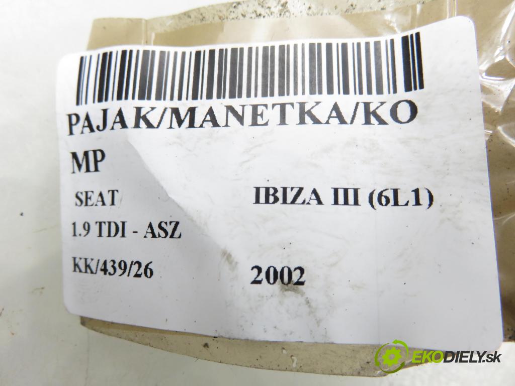 SEAT IBIZA III (6L1) HB 2002 96,00 1.9 TDI PD 130 - ASZ 1896,00 PAKA/ŘAZENÍ/SADA: 6Q0953503AF
