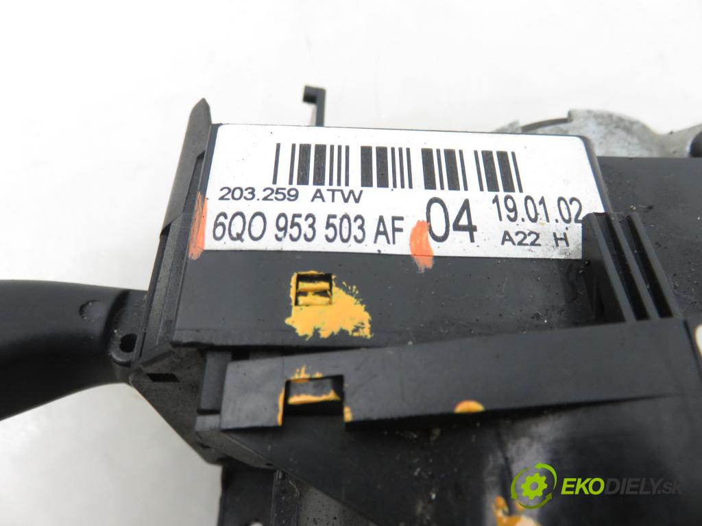 SEAT IBIZA III (6L1) HB 2002 96,00 1.9 TDI PD 130 - ASZ 1896,00 PAKA/ŘAZENÍ/SADA: 6Q0953503AF