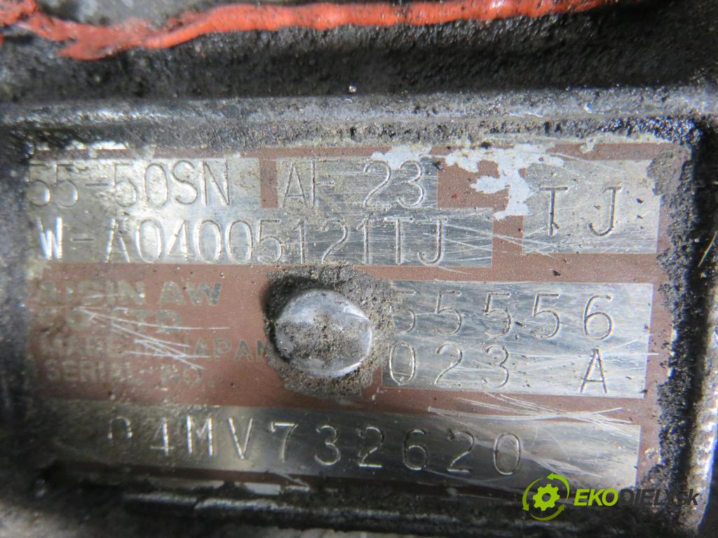 OPEL VECTRA C GTS (Z02) LIFTBACK 2005 114,00 2.2 direct 155 - Z 22 YH 2198,00 Prevodovka automatická 55556023 ; AF23 ; 5550SN