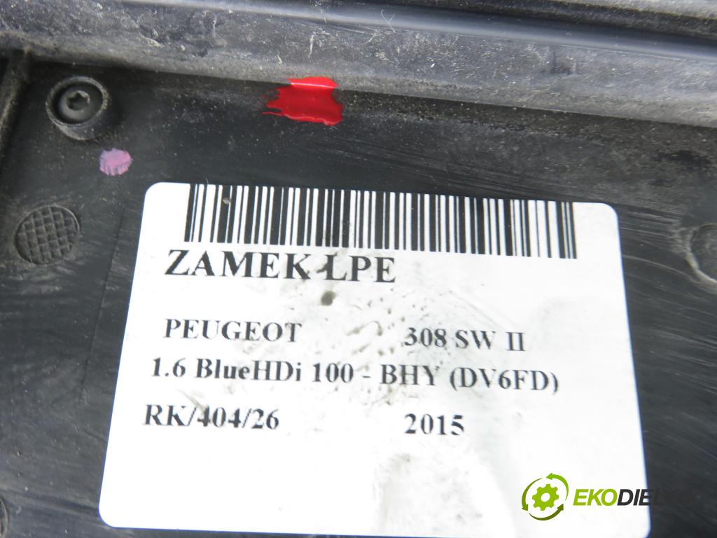 PEUGEOT 308 SW II KOMBI 2015 73,00 1.6 BlueHDi 100 - BHY (DV6FD) 1560,00 zámok 9810309480