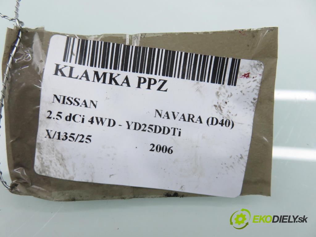 NISSAN NP300 NAVARA (D40) PICK-UP 2006 126,00 2.5 dCi 171 2488,00 Kľučka 
