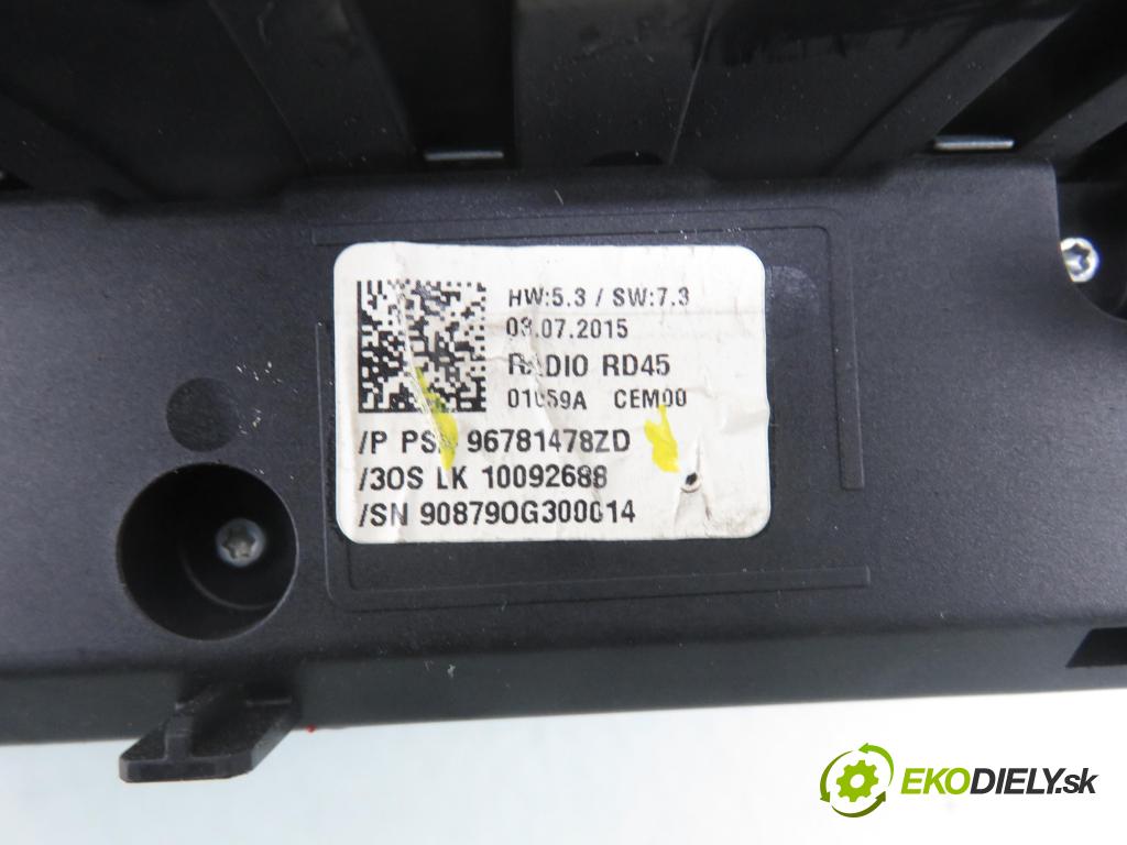 PEUGEOT 308 SW II KOMBI 2015 73,00 1.6 BlueHDi 100 - BHY (DV6FD) 1560,00 ZOBRAZIT: 9809259580 ; 96781478ZD