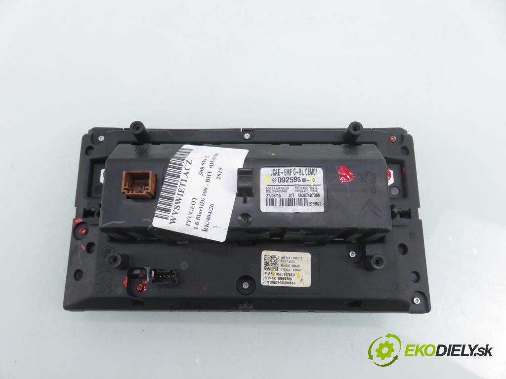 PEUGEOT 308 SW II KOMBI 2015 73,00 1.6 BlueHDi 100 - BHY (DV6FD) 1560,00 ZOBRAZIT: 9809259580 ; 96781478ZD