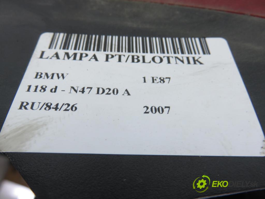 BMW 1 (E87) HB 2007 0,00 118 d - N47 D20 A 1995,00 Svetlo pravé zadné 7164956