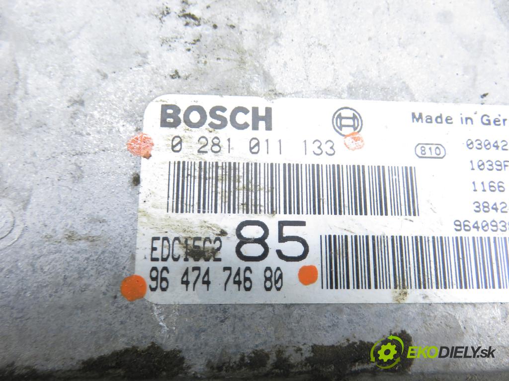LANCIA PHEDRA (179_) MINIVAN 2003 94,00 2.2 JTD (179AXC1A) - 4HW (DW12ATED4) 2179,00 Riadiaca jednotka Motor 0281011133 ; 9647474680