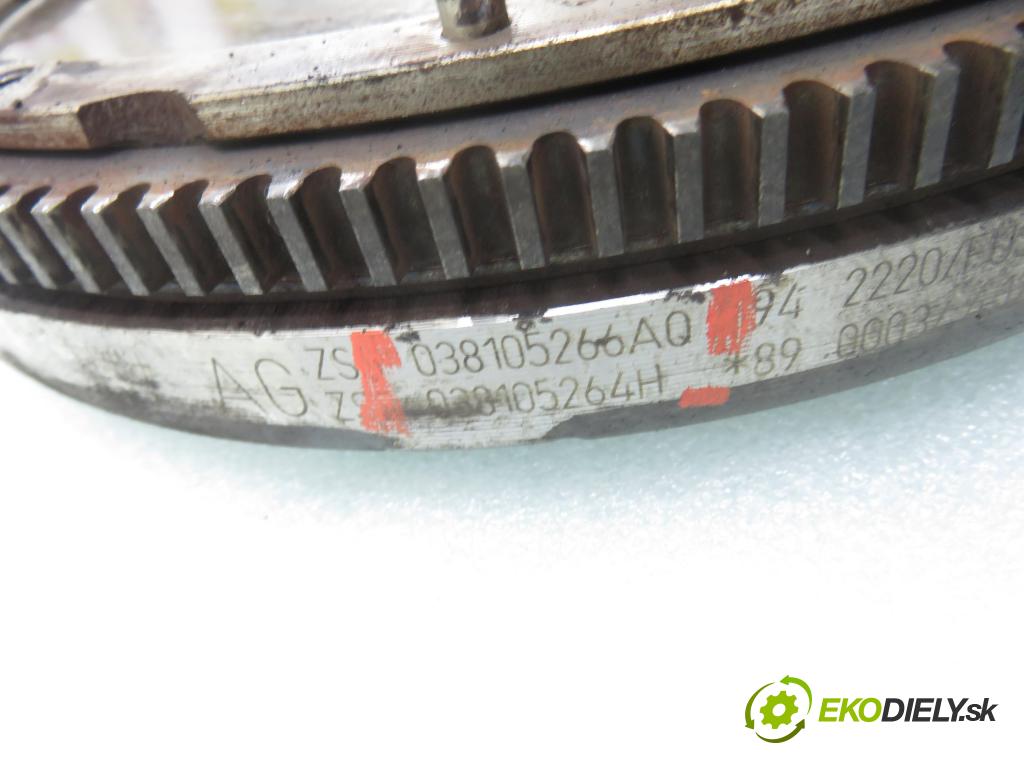 VW GOLF IV (1J1) HB 2003 74,00 1.9 TDI PD 101 - AXR 1896,00 řemenice DUAL MASS / COMP 038141025D ; 3082299309 ; 038105266AQ