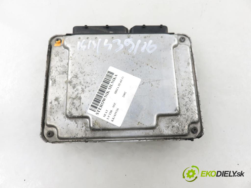 SEAT IBIZA III (6L1) HB 2002 96,00 1.9 TDI PD 130 - ASZ 1896,00 Riadiaca jednotka Motor 038906019DQ ; 0281010891