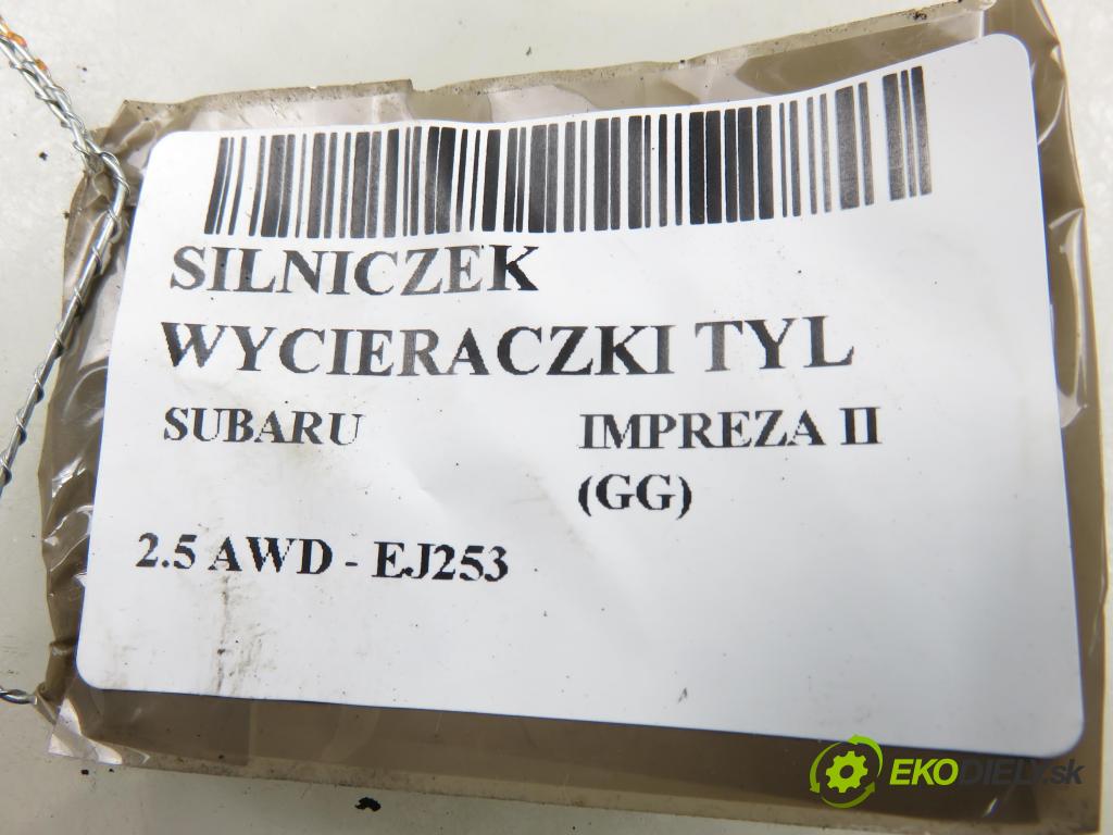SUBARU IMPREZA kombi (GG) KOMBI 2005 123,00 2.5 167 2457,00 motorek stěrače ZADNÍ: 34948581