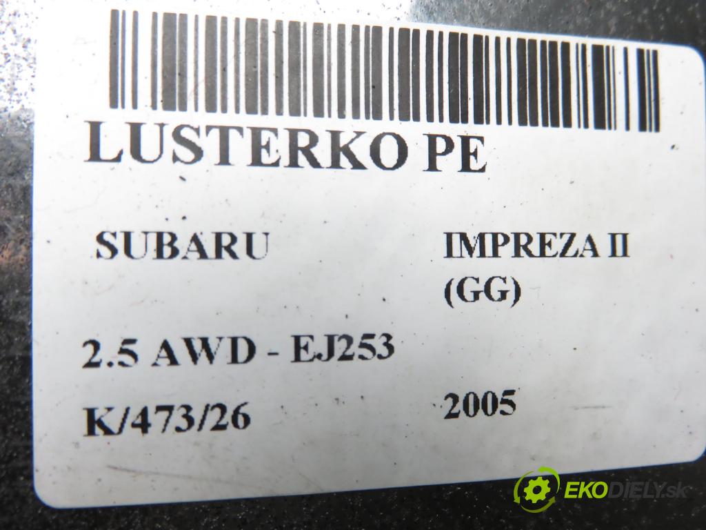 SUBARU IMPREZA kombi (GG) KOMBI 2005 123,00 2.5 167 2457,00 zpětné zrcátko