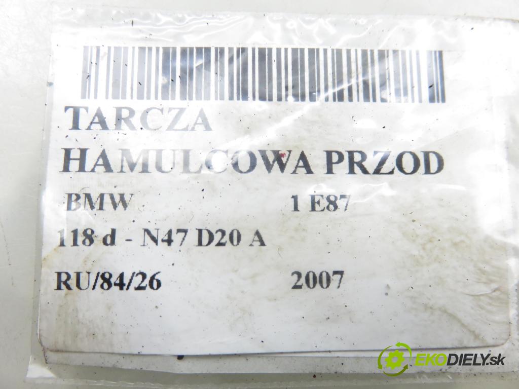 BMW 1 (E87) HB 2007 0,00 118 d - N47 D20 A 1995,00 Lamela kotúč brzdová predný