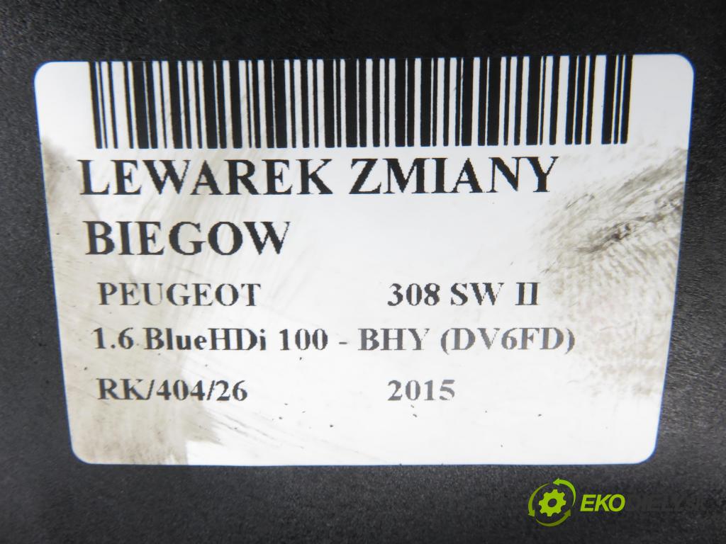PEUGEOT 308 SW II KOMBI 2015 73,00 1.6 BlueHDi 100 - BHY (DV6FD) 1560,00 ZVEDÁK: 9806936580