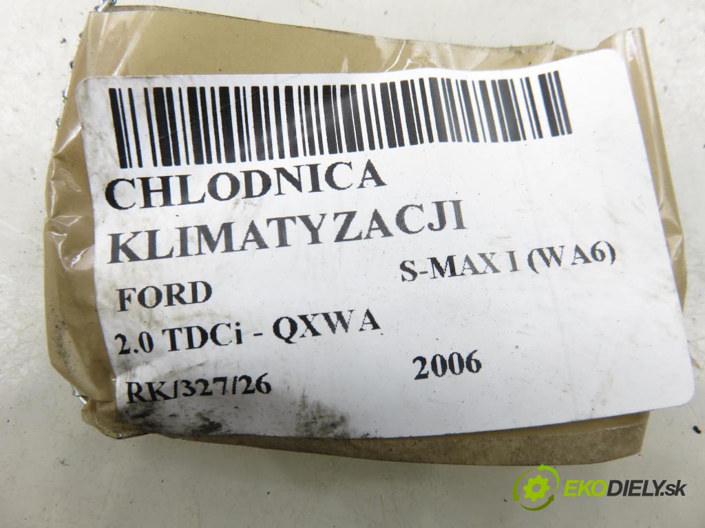 FORD S-MAX (WA6) MINIVAN 2006 103,00 2.0 TDCi - QXWA 1997,00 chladič klimatizácie (Chladič klimatizácie)